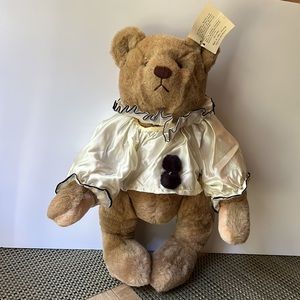 NWT! 1982 VINTAGE GUND Teddy Bear ( Bialosky) in Jester style top